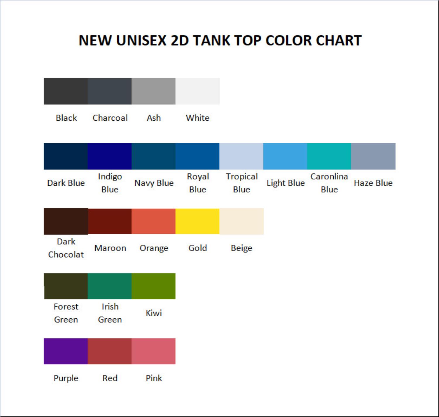 tank top color chart - Tougen Anki Store