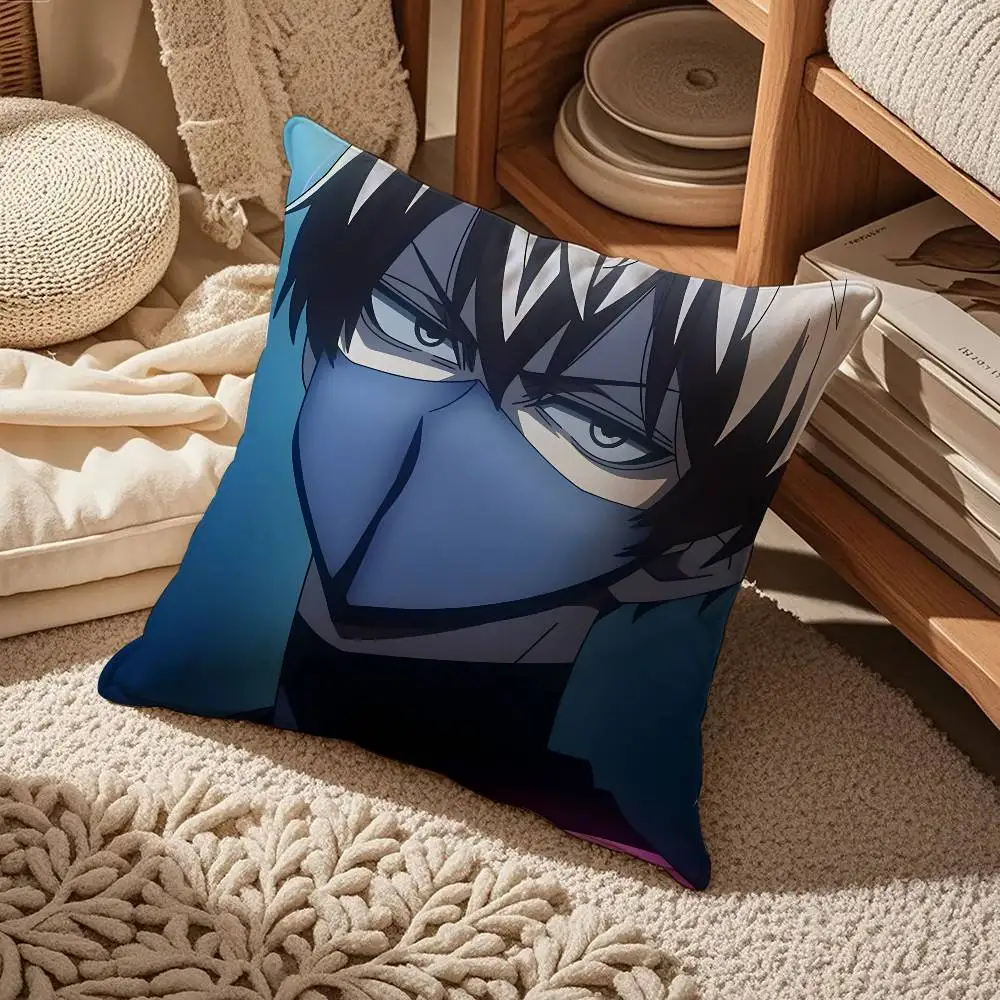 Jin Kougasaki Mask Tougen Anki Anime Throw Pillow