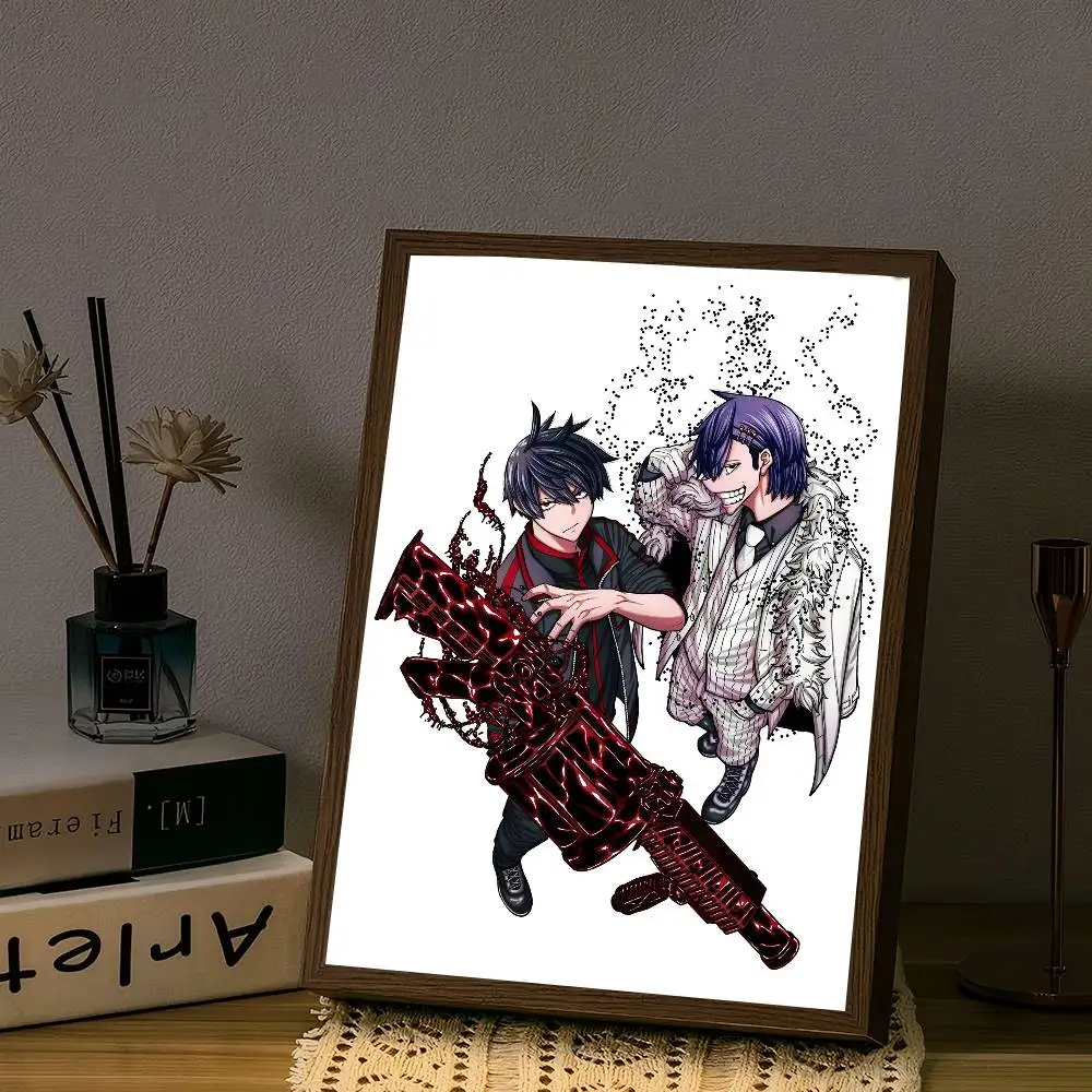 Shiki Ichinose & Samidare Momoya  Anime Tougen Anki Wall Art