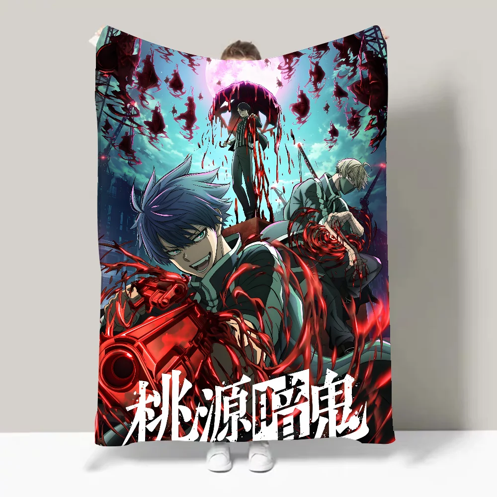 Shiki Ichinose Shot Gun Anime Tougen Anki Blanket