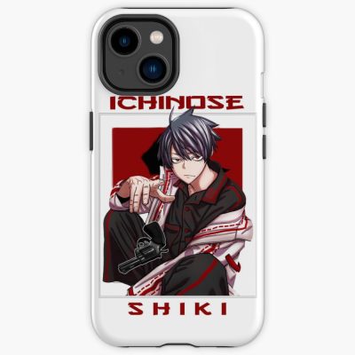 Red Blackground Shiki Ichinose Tougen Anki Iphone Case