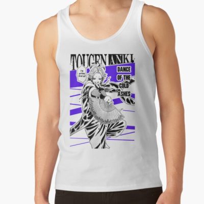 Line Art Style Action Anime Tank Top