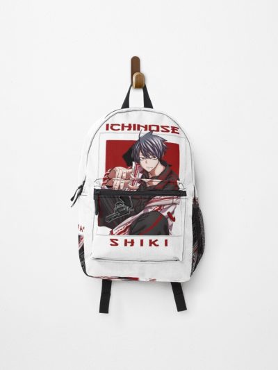 Red Black Design Shiki Ichinose Tougen Anki Backpack