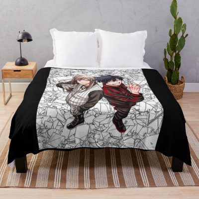Shiki Ichinose & Mikado Momodera Tougen Anki Throw Blanket