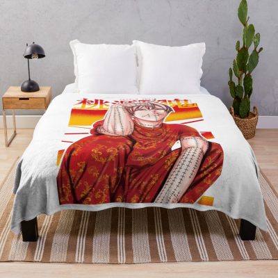 Cool Pose Action Anime Throw Blanket