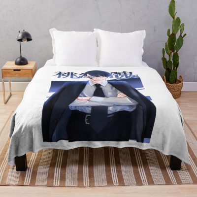 Cool Pose Anime Throw Blanket