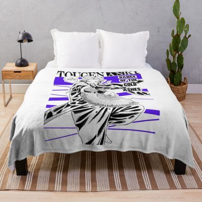 Line Art Style Action Anime Throw Blanket
