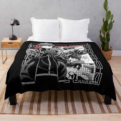 Black White Shiki Ichinose Tougen Anki Throw Blanket