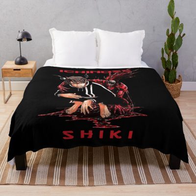 Red Text Shiki Ichinose Tougen Anki Throw Blanket