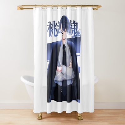 Cool Pose Anime Shower Curtain