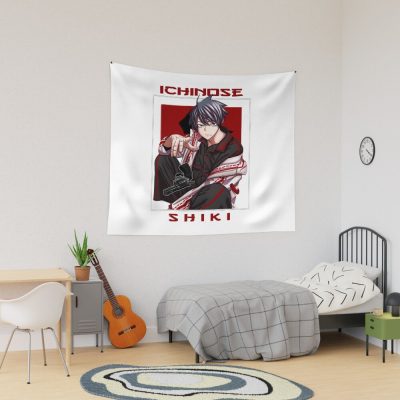 Red Background Shiki Ichinose Tougen Anki Tapestry